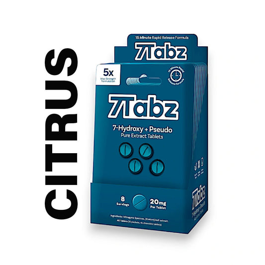 7TABZ 20MG 7HYDROXI PURE KRATOM - CITRUS
