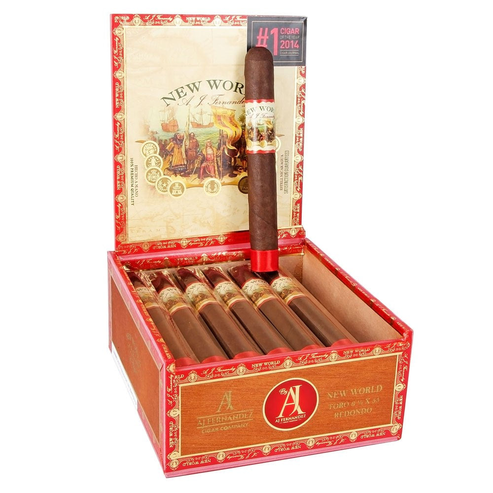 AJ FERNANDEZ NEW WORLD TORO REDONDO 6.5x55 CIGARS