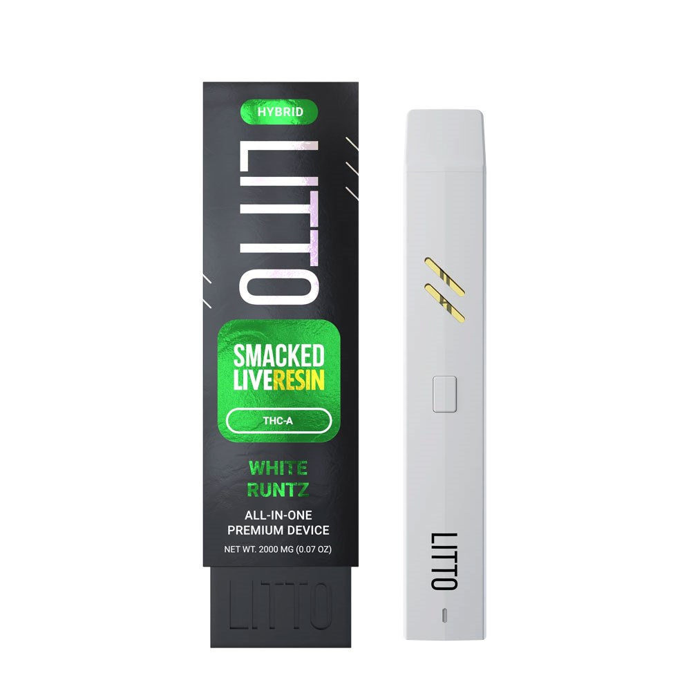 LITTO KTFO THC-A 2000MG DISPOSABLE - WHITE RUNTZ