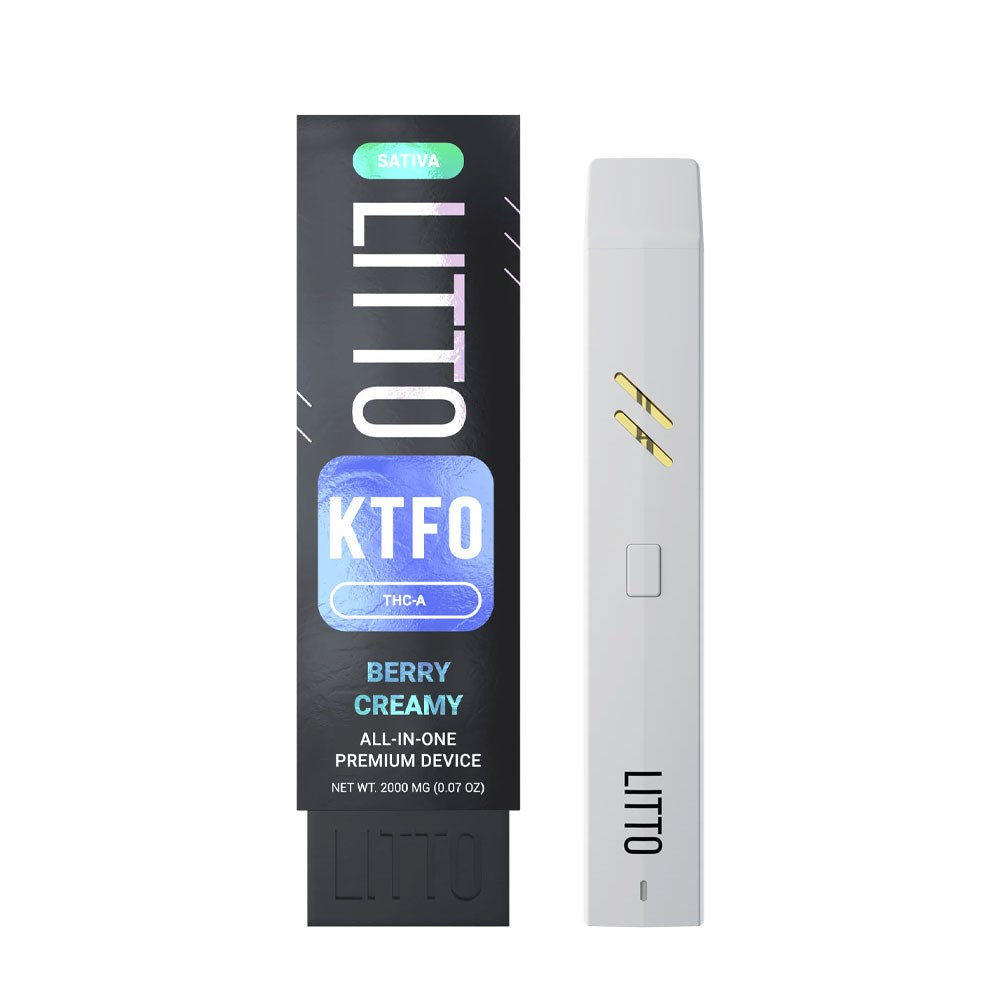 LITTO KTFO THC-A 2000MG DISPOSABLE - BERRY CREAMY