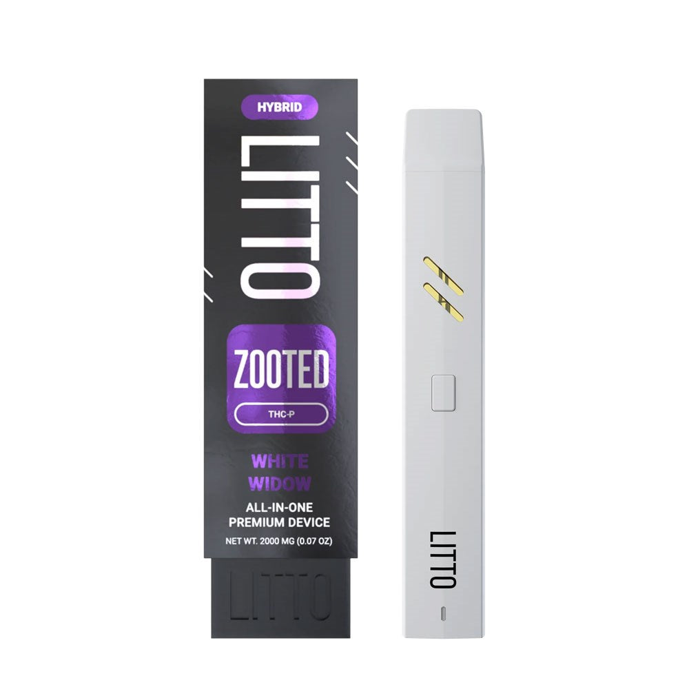 LITTO KTFO THC-P ZOOTED 2000MG DISPOSABLE HYBRID - WHITE WIDOW