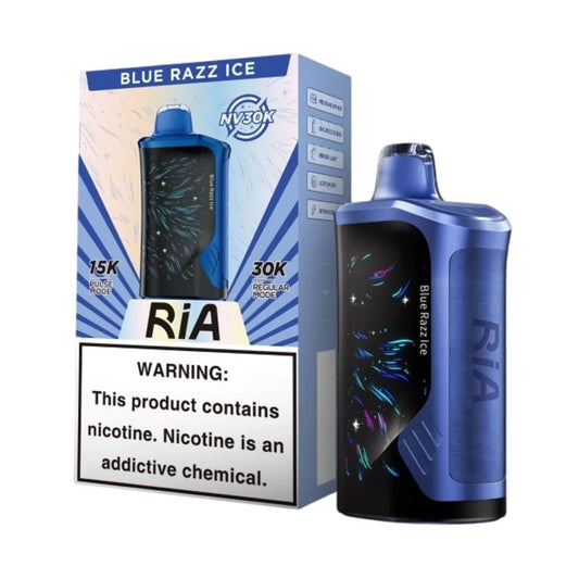 RIA NV 5% 30KPUFF DISPOSABLE- BLUE RAZ