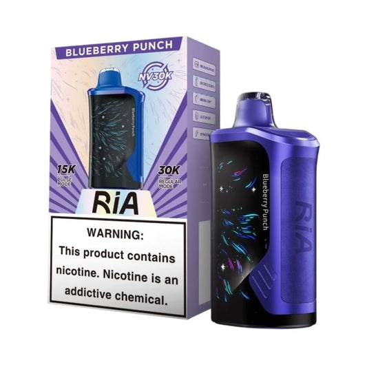 RIA NV 5% 30KPUFF DISPOSABLE- BLUEBERRY PUNCH