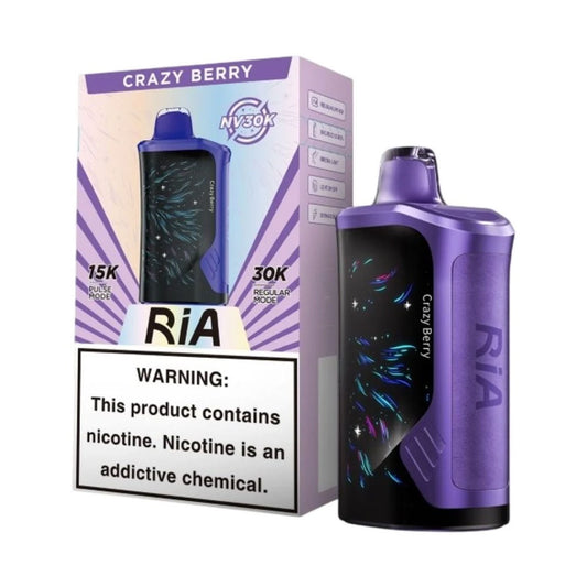 RIA NV 5% 30KPUFF DISPOSABLE- CRAZY BERRY