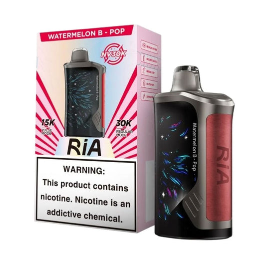 RIA NV 5% 30KPUFF DISPOSABLE- WATERMELON B POP