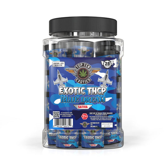 TOP TEN EXOTIC THCP 1G FLOWER SATIVA - BLUE DREAM