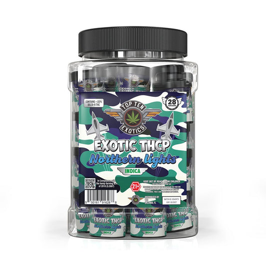 TOP TEN EXOTIC THCP 1G FLOWER INDICA - NORTHERN LIGHT
