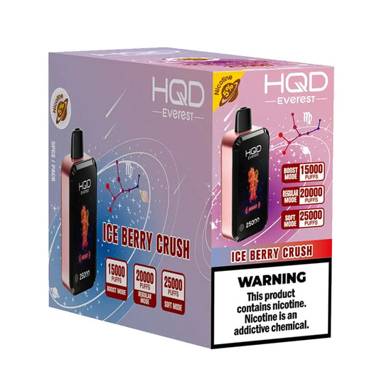 HQD CUVIE EVEREST 25K 5% DISPOSABLE - ICE BERRY CRUSH
