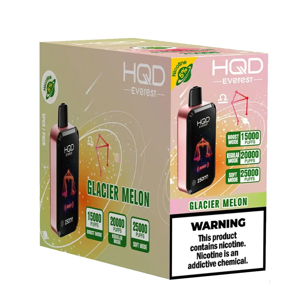 HQD CUVIE EVEREST 25K 5% DISPOSABLE - GLACIER MELON
