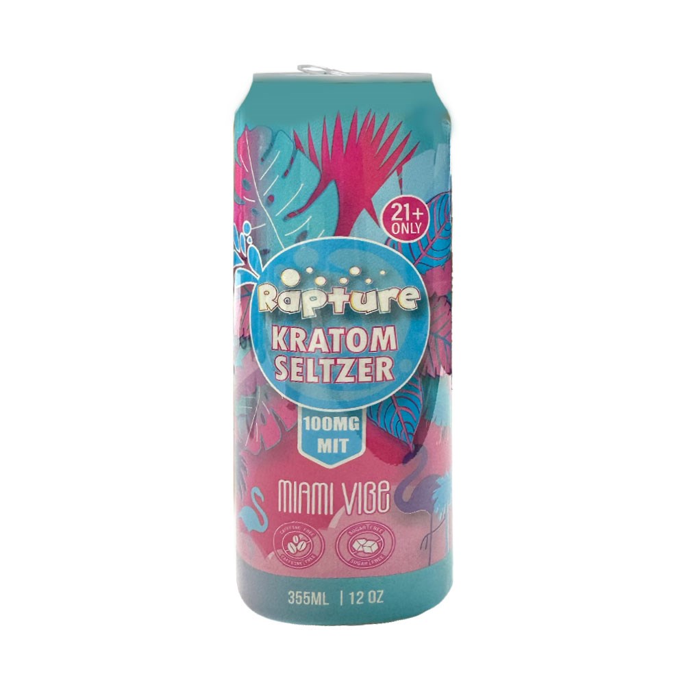 RAPTURE 100MG MIT KRATOM SELTZER - MIAMI VIBE