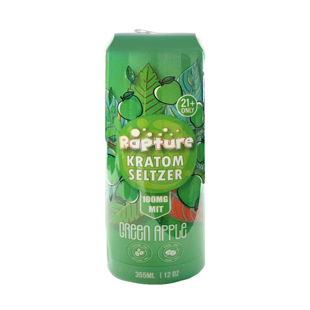 RAPTURE 100MG MIT KRATOM SELTZER - GREEN APPLE