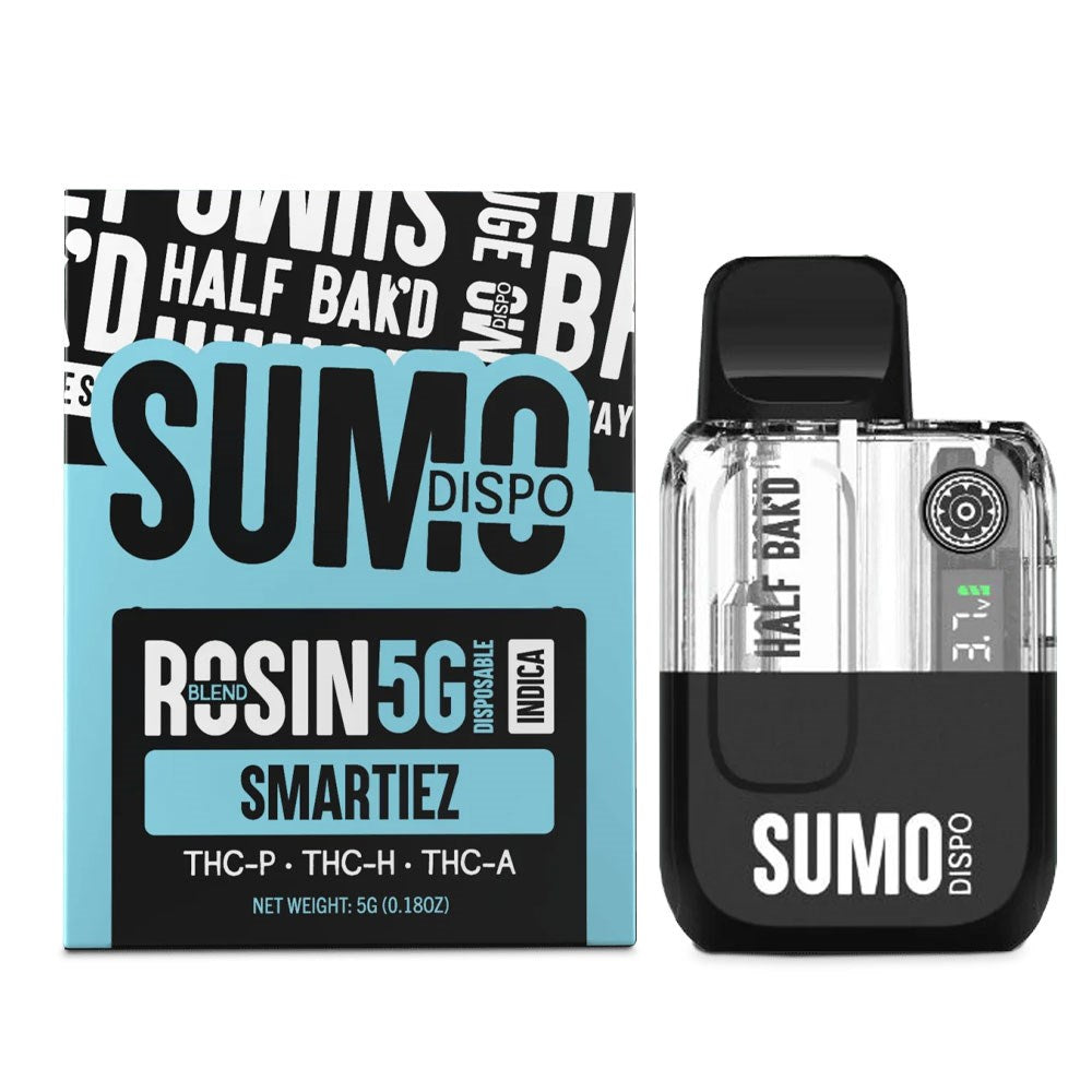 HALF BAK'D ROSIN BLEND SUMO 5G DISPOSABLE - SMARTIEZ