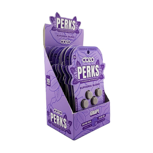 DOZO PERKS 7OHM EUPHORIA BLEND 4CT 50MG PILLS - GRAPE