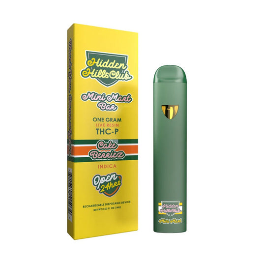 HIDDEN HILLS MINI MART BAR THCP 1G DISPOSABLE INDICA - CAKE BERRIEZ