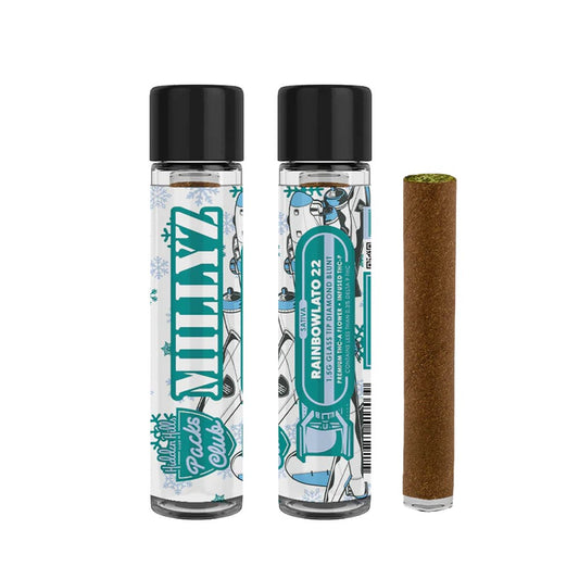 HIDDEN HILLS MILLYZ 1.5G GLASS TIP BLUNT - RAINBOW LATTO 22