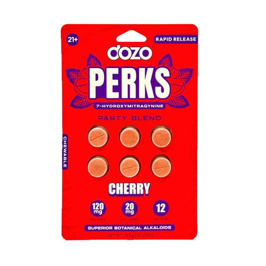 DOZO PERKS 7OHM PARTY BLEND 120MG 6CT PILLS - CHERRY