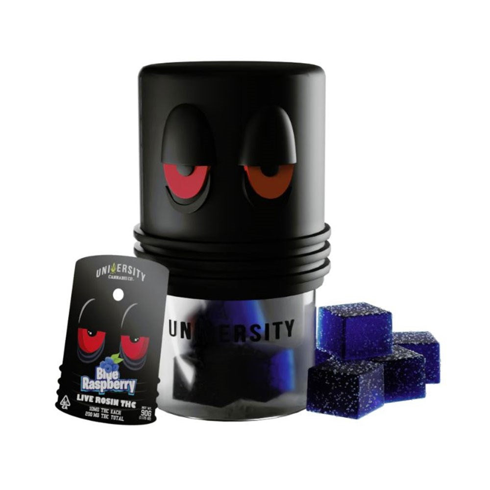 UNIVERSITY LIVE RESIN THCP 1000MG GUMMIES -BLUE RASPBERRY