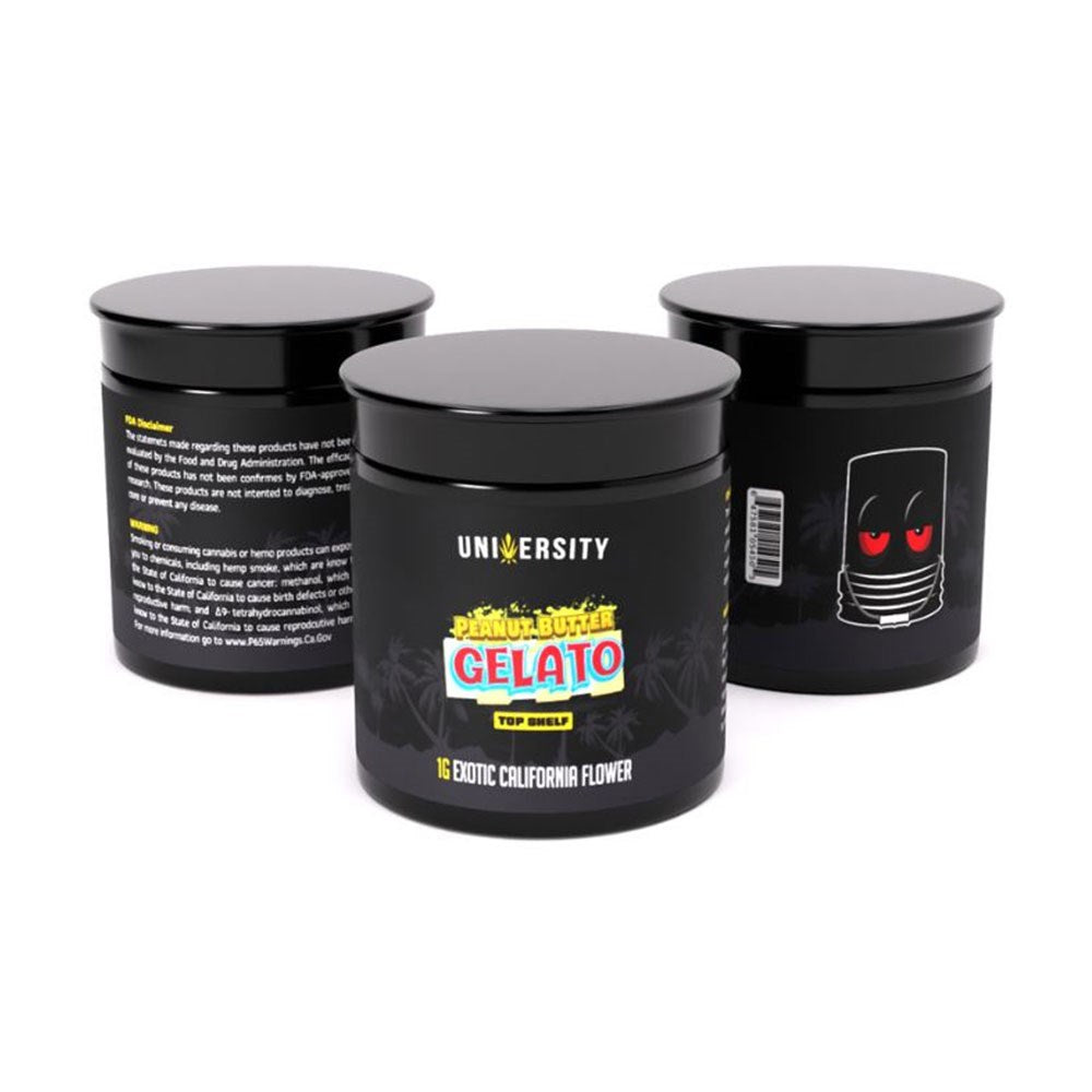 UNIVERSITY THCP 1OZ CALIFORNIA FLOWER - PEANUT BUTTER GELATO