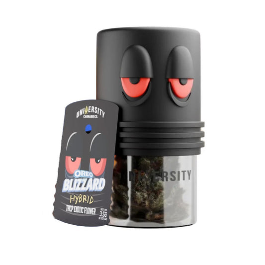 UNIVERSITY THCP 3.5OZ EXOTIC FLOWER SATIVA - OREO BLIZZARD