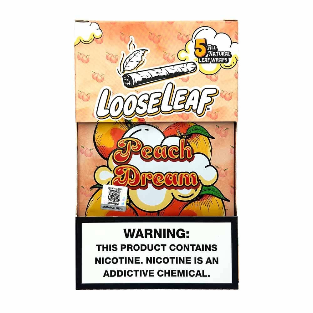 LOOSELEAF CIG 8CT WRAPS - PEACH DREAM