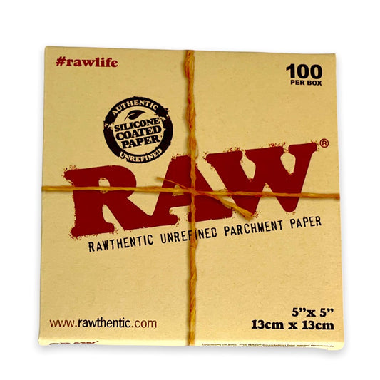 RAW PARCHMENT 100CT SQUARES 5"X5"