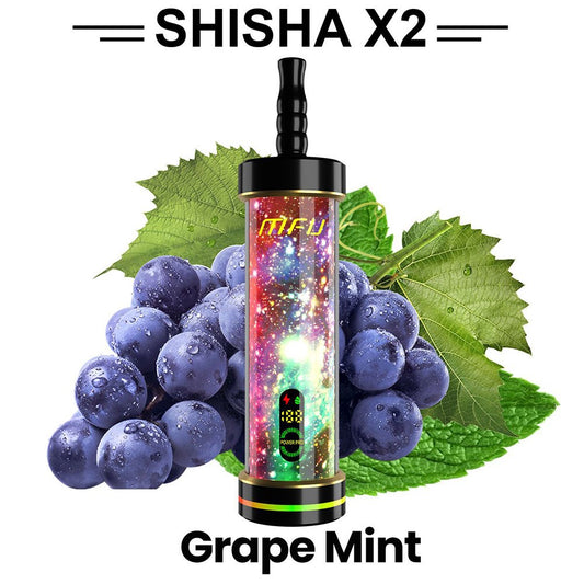 MFU SHISHA 60KPUFFS DISPOSABLE - GRAPE MINT