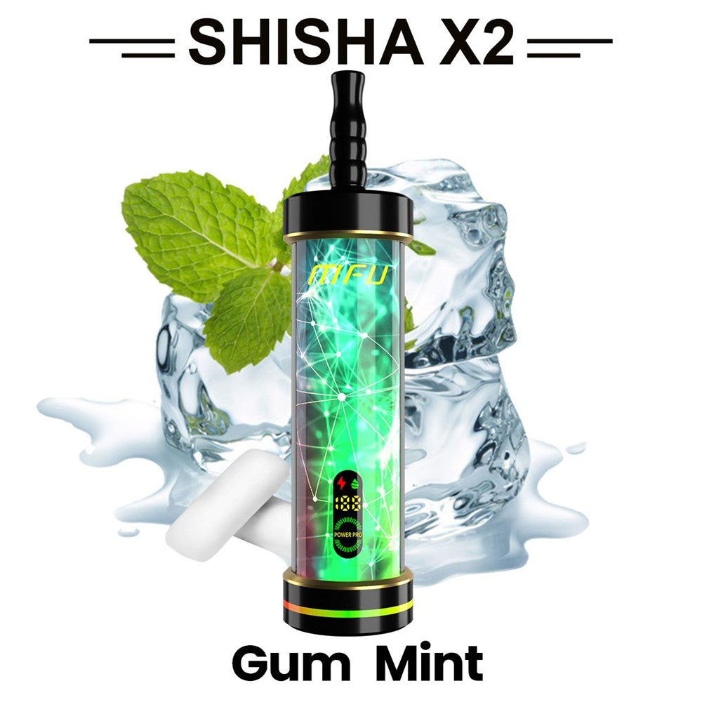 MFU SHISHA 60KPUFFS DISPOSABLE - GUM MINT