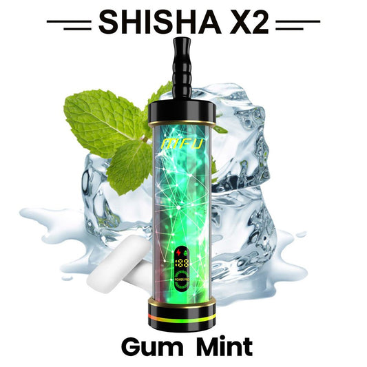 MFU SHISHA 60KPUFFS DISPOSABLE - GUM MINT