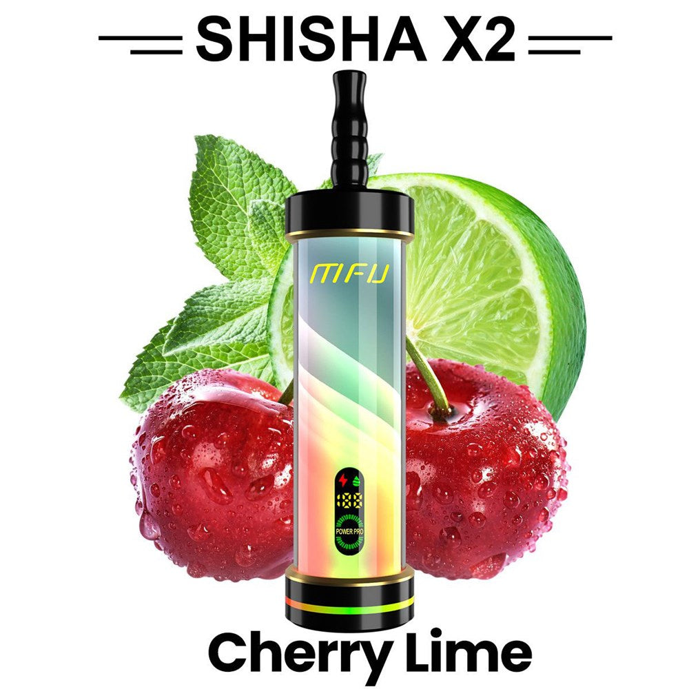 MFU SHISHA 60KPUFFS DISPOSABLE - CHERRY LIME