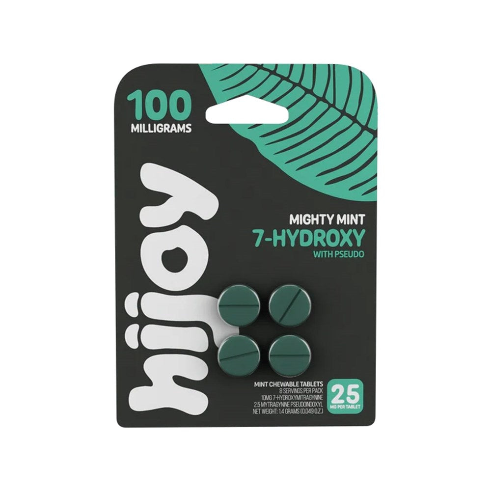 HIJOY 7 OHMZ 25MG 4CT KRATOM CAPSULES - MIGHTY MINT