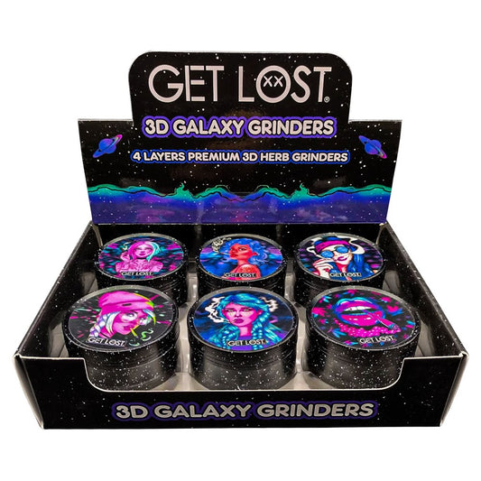 GET LOST 3D GALAXY PLASTIC GRINDER