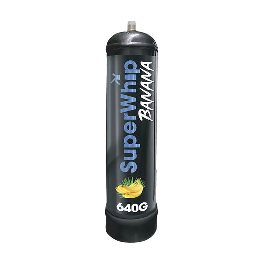 SUPER WHIP 640G CREAM CHARGERS - BANANA