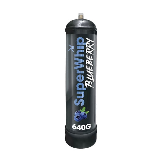 SUPER WHIP 640G CREAM CHARGERS - BLUEBERRY