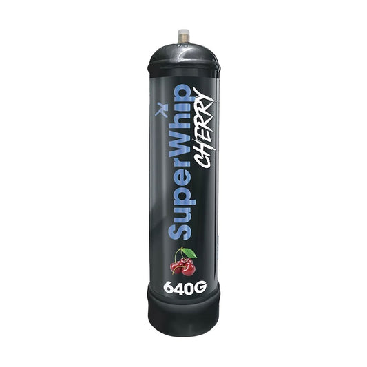SUPER WHIP 640G CREAM CHARGERS - CHERRY