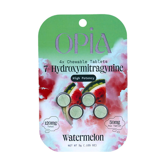 OPIA 7 OH 4CTS CHEWABLE TABLET 30MG - WATERMELON