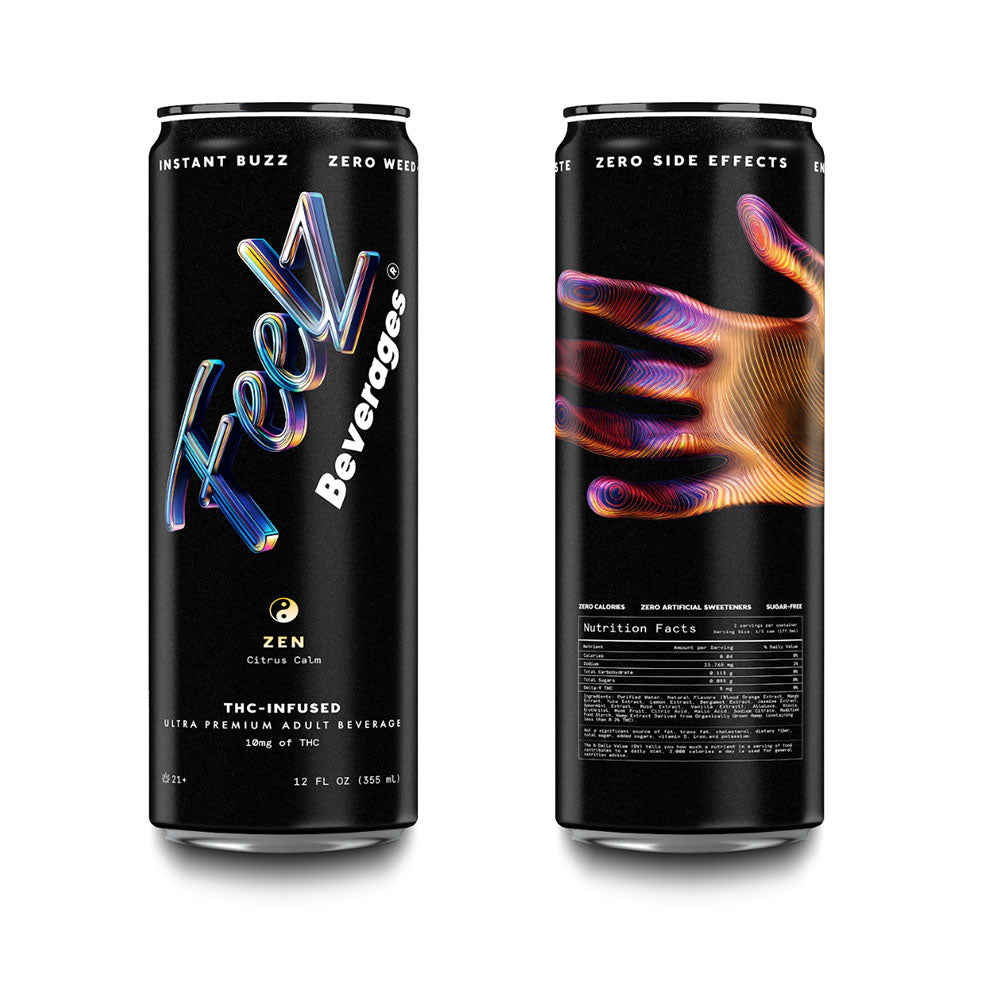 FEELZ THC-INFUSED DRINK - ZEN/CITRUS CALM