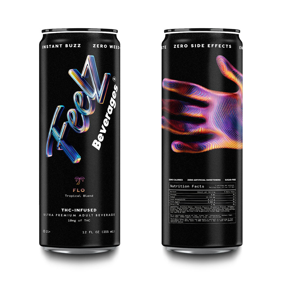 FEELZ THC-INFUSED DRINK - FLO/TROPICAL BLEND