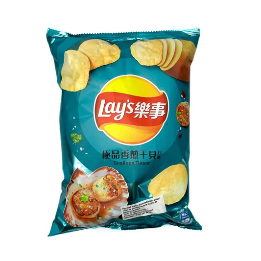 LAYS FAMILY BAG TAIWAN CHIPS - SCALLOP