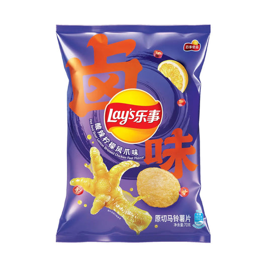 LAYS 70G CHIPS - LEMON SOUR CHICKEN FEET