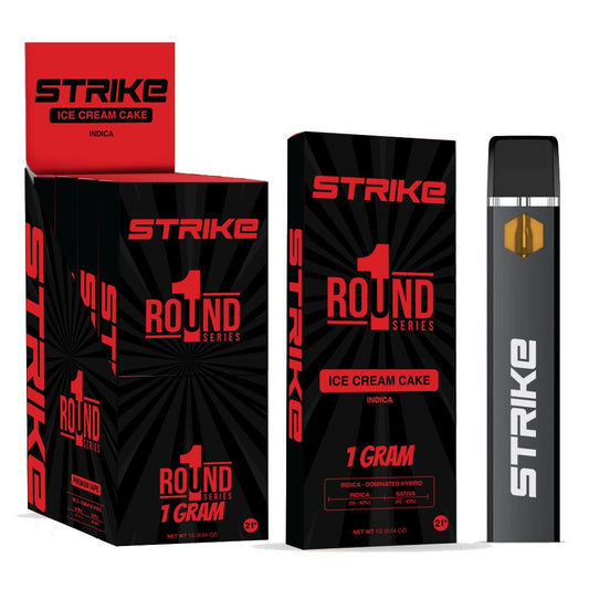 STRIKE ROUND1 SERIES 1G DISPOSABLE INDICA - ICECREAM CE