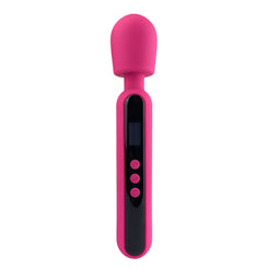 FANCY WARMING VIBRATING WAND - PINK