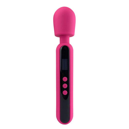 FANCY WARMING VIBRATING WAND - PINK