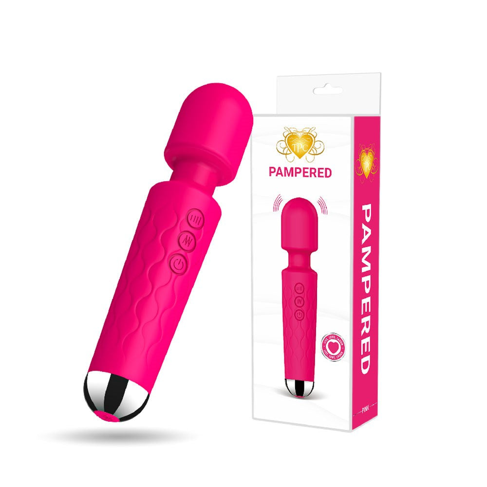 PAMPERED VIBRATING WAND - PINK
