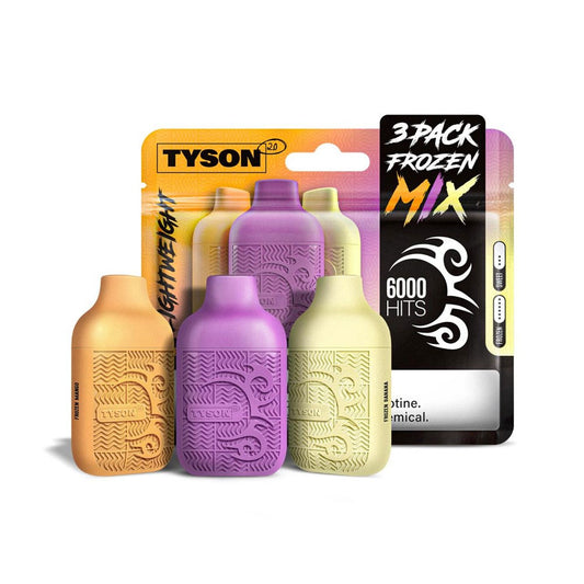 TYSON LIGHTWEIGHT 5% NIC 6KPUFFS DISPOSABLE - FROZEN MIX