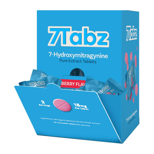 7TABZ 15MG PURE KRATOM - BERRY