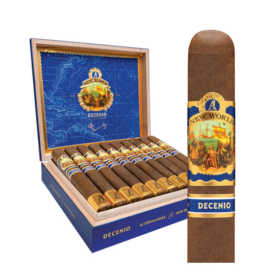 AJ FERNANDEZ NEW WORLD DECENIO GORDO 6X58 CIGARS