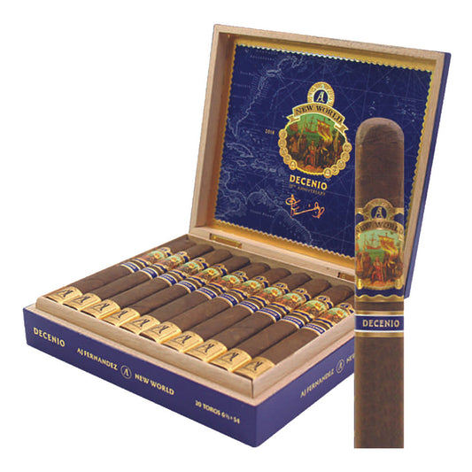 AJ FERNANDEZ NEW WORLD DECENIO TORO 6 1/2X54 CIGARS