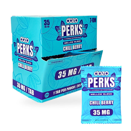 DOZO PERKS 7 HYDROXY 1CT 35MG PILLS - CHILL BERRY
