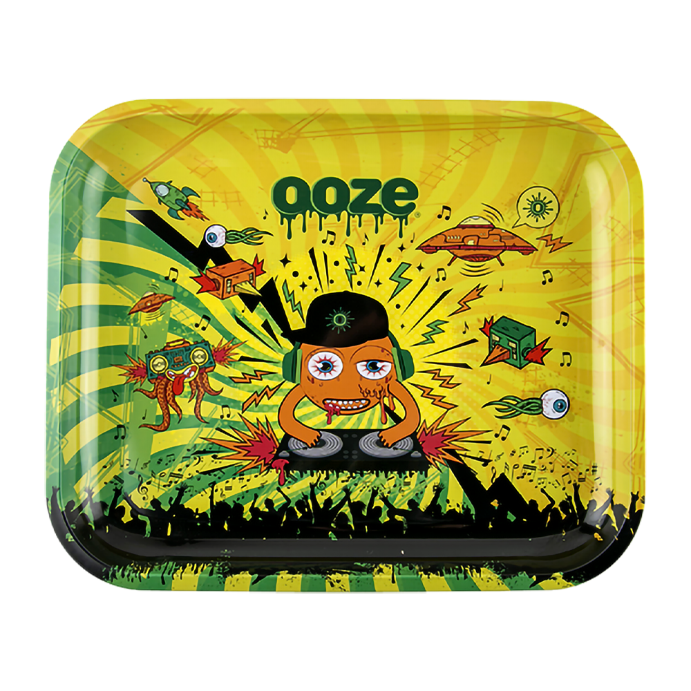 OOZE METAL ROLLING MEDIUM TRAY DJ LOUD