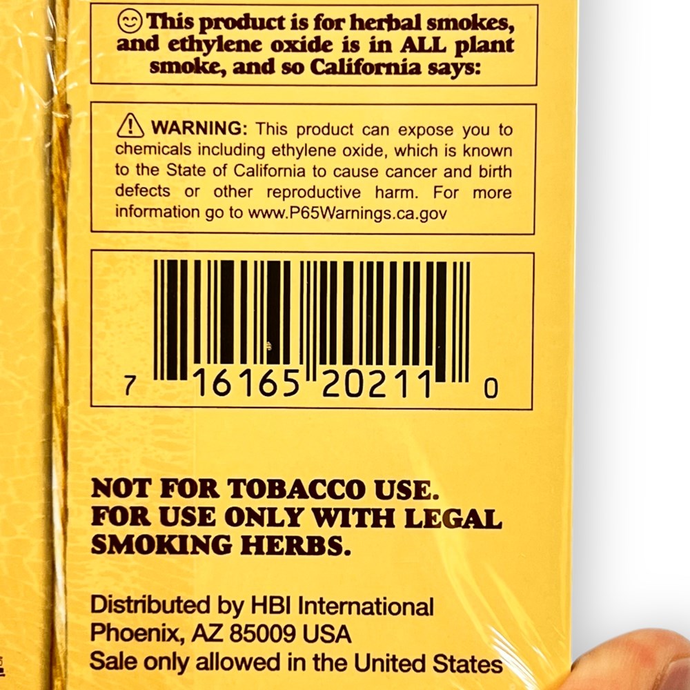 RAW ORGANIC HEMP 3PK KS CONES